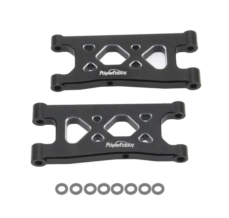 Aluminum Rear Lower Arms, Black, for Arrma Mojave Grom