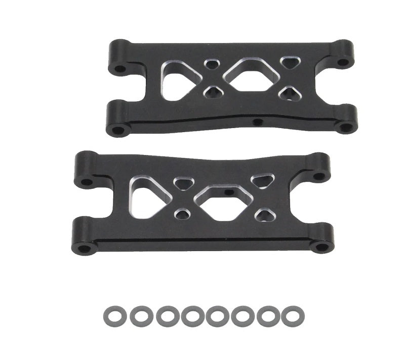 Aluminum Rear Lower Arms, Black, for Arrma Mojave Grom