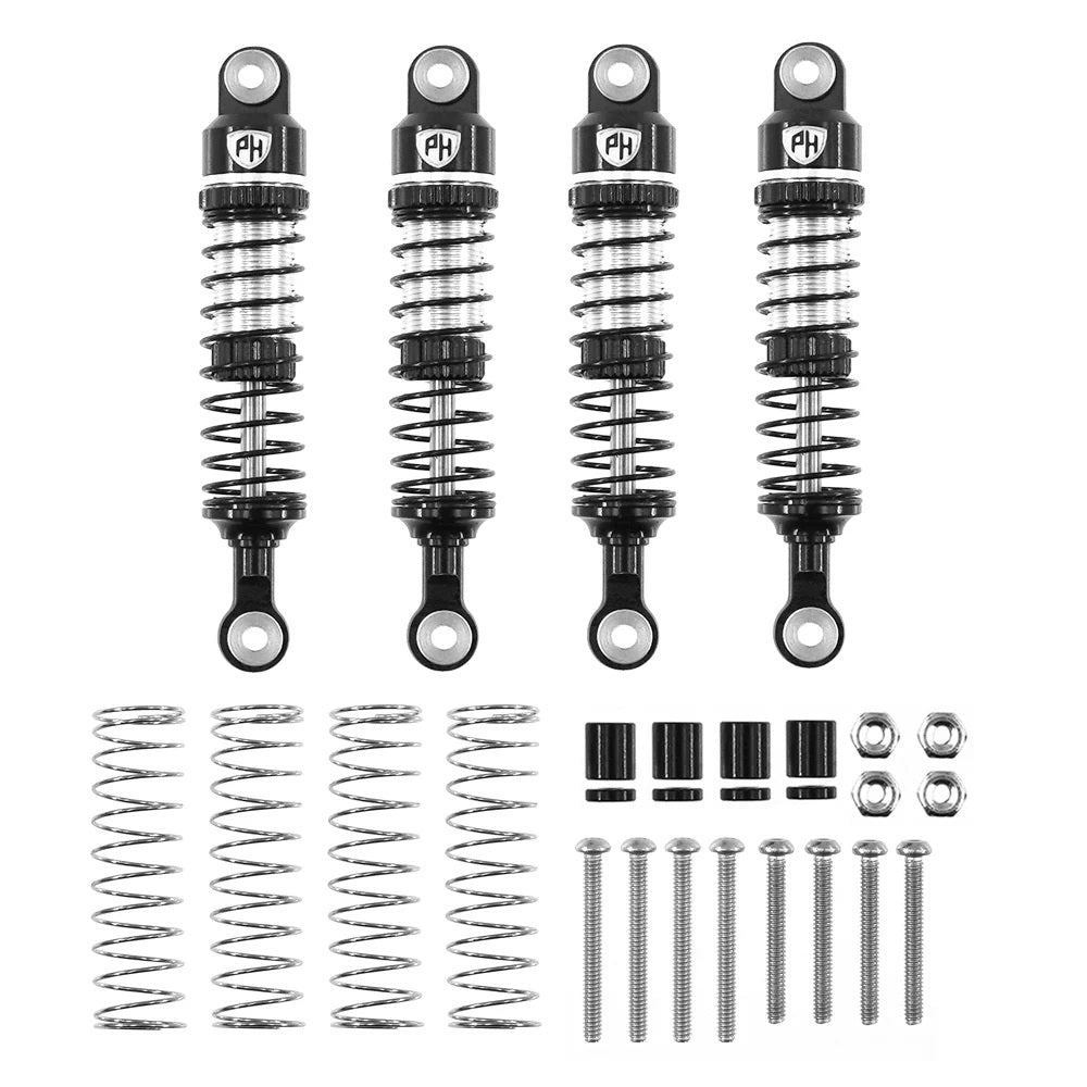 53mm Threaded Oil Shocks (4), for 1/18 Redcat Ascent-18