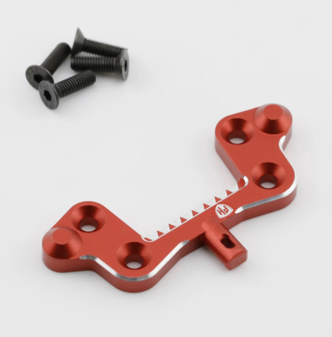 Aluminum Rear Body Post Tower, Red, for Kyosho 1/10 Fazer Mk2