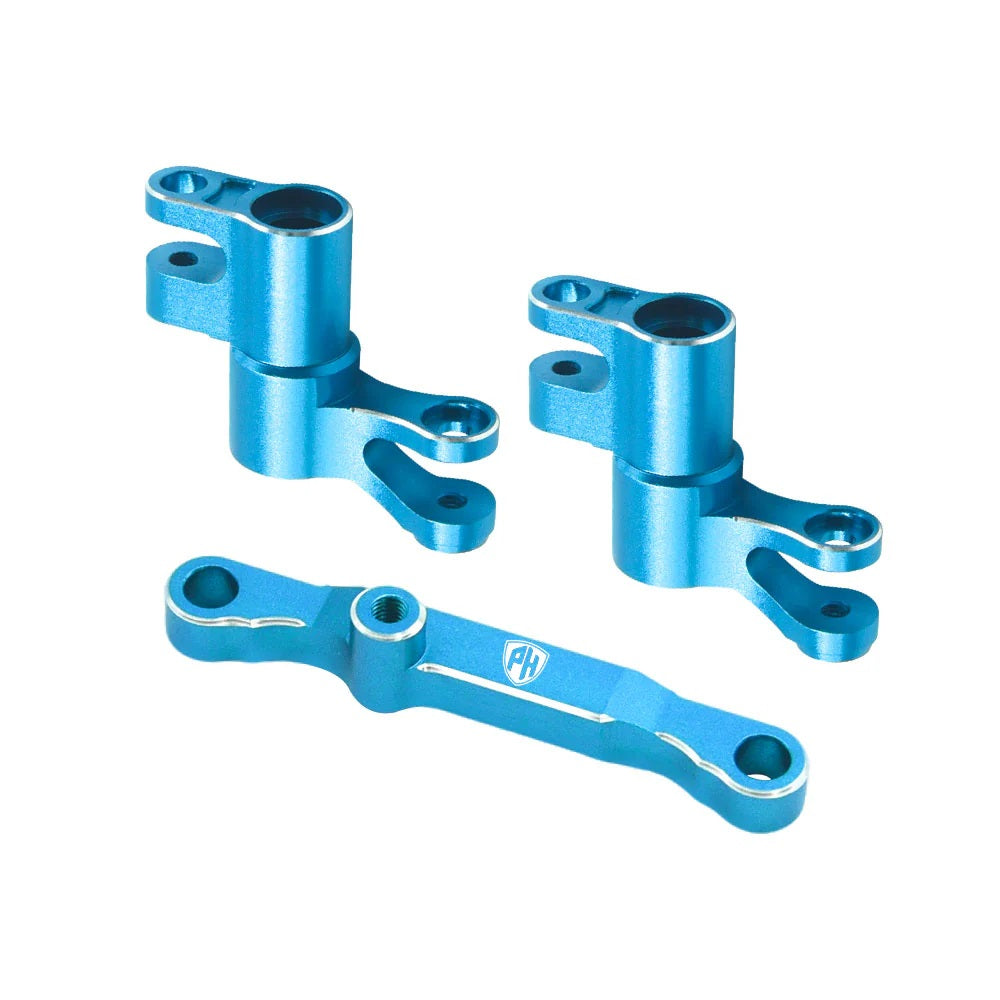7075 Aluminum Steering / Bellcrank Blue, for Traxxas