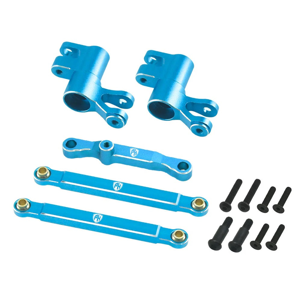 7075 Aluminum Steering / Bellcrank Set Blue, Traxxas