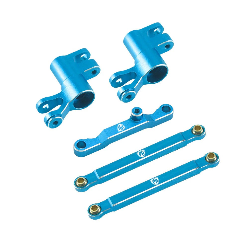 7075 Aluminum Steering / Bellcrank Set Blue, Traxxas