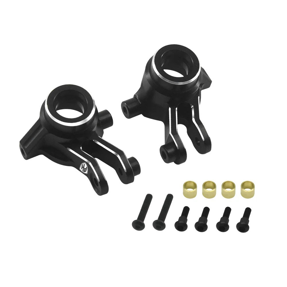 7075 Aluminum Front Hub / Knuckle Arms Black,