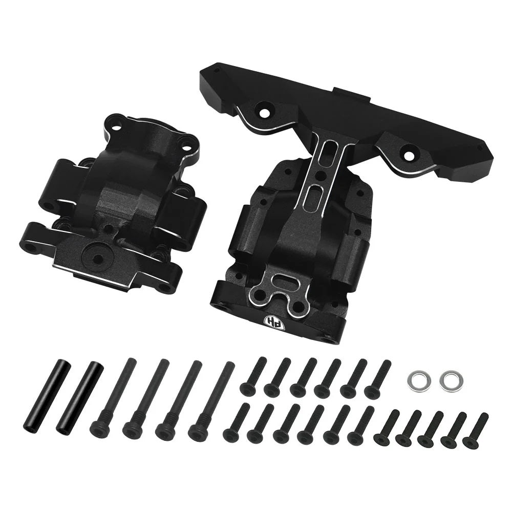 7075 Aluminum Front Gearbox Black, for Traxxas Mini Maxx