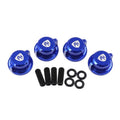 Aluminum Body Mount Thumb Screws Nuts, Blue, for Traxxas
