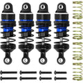 Aluminum Front / Rear Adjustable Shocks Blue