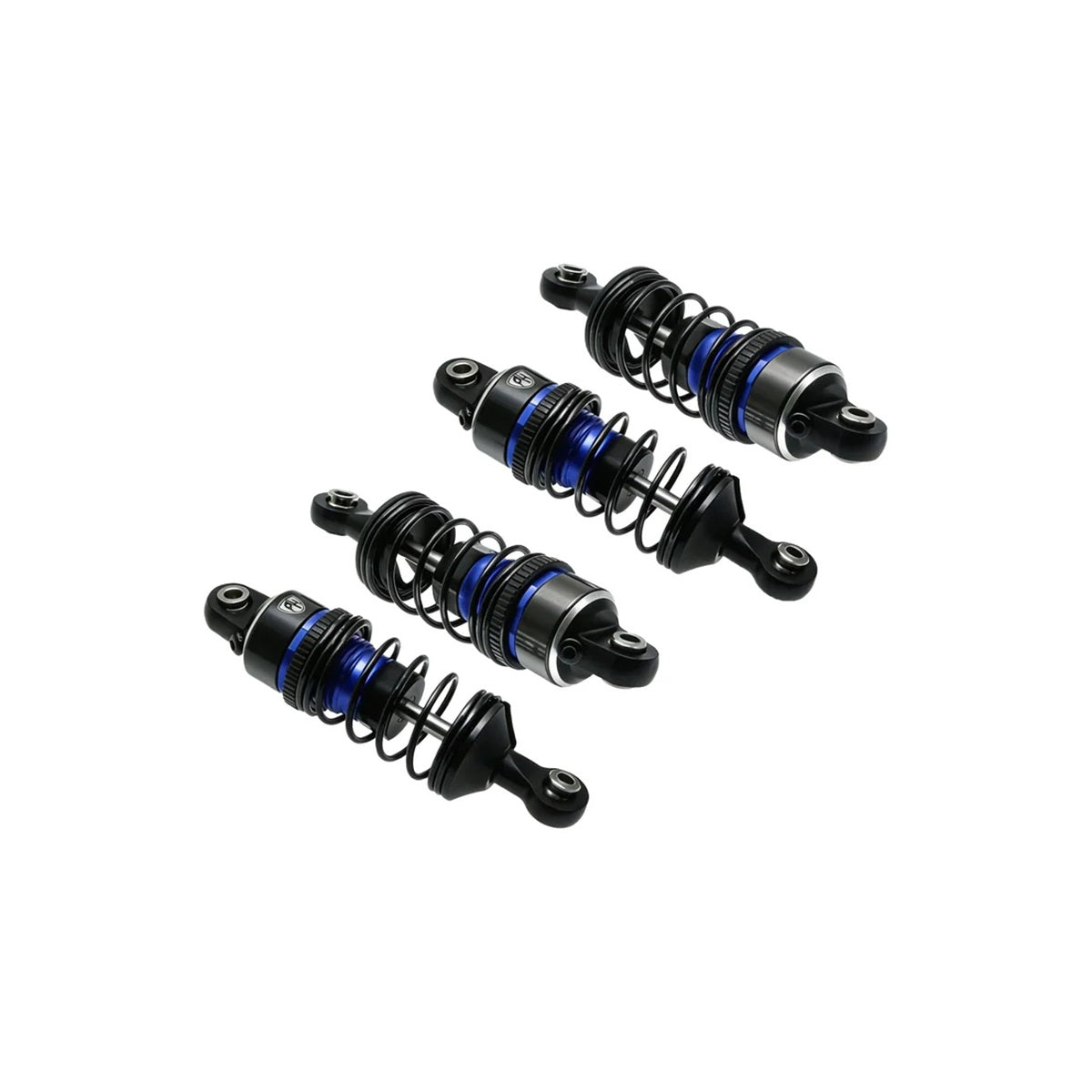 Aluminum Front / Rear Adjustable Shocks Blue