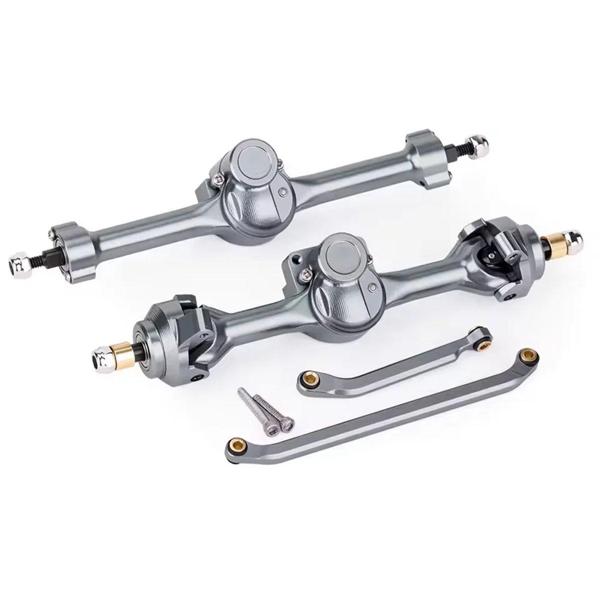 Axial SCX30 Front + Rear Aluminum Extended Axles w +5MM