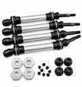 Powerhobby Front & Rear HD Steel Driveshafts / CVD Silver