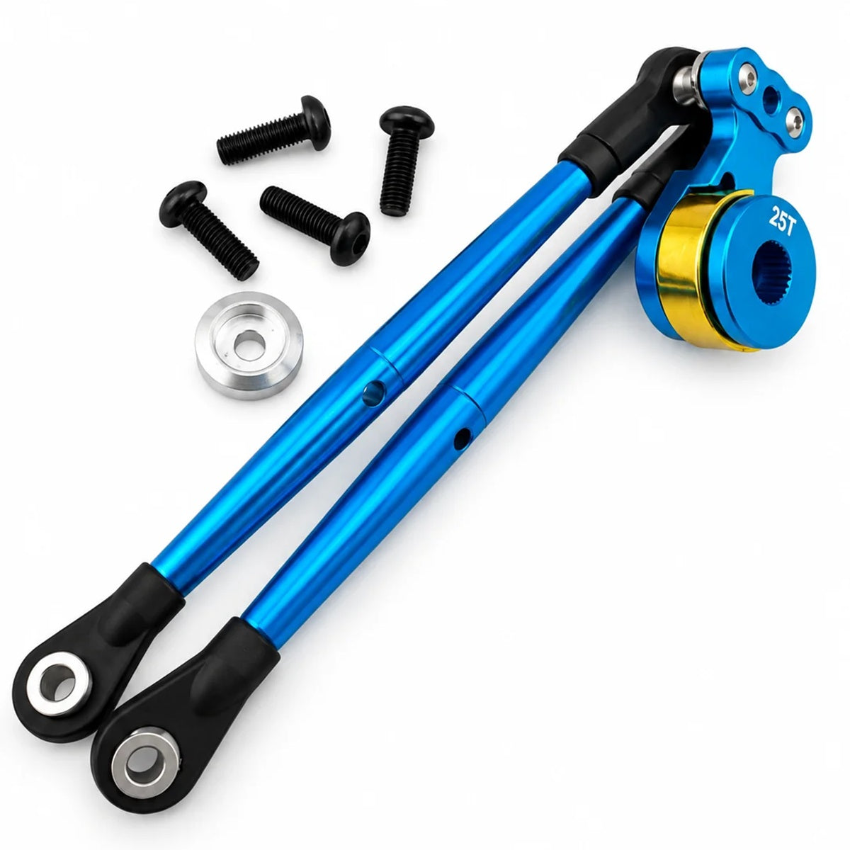 Tamiya DT-03 Aluminum 25T Hi-Torque Servo Saver Blue