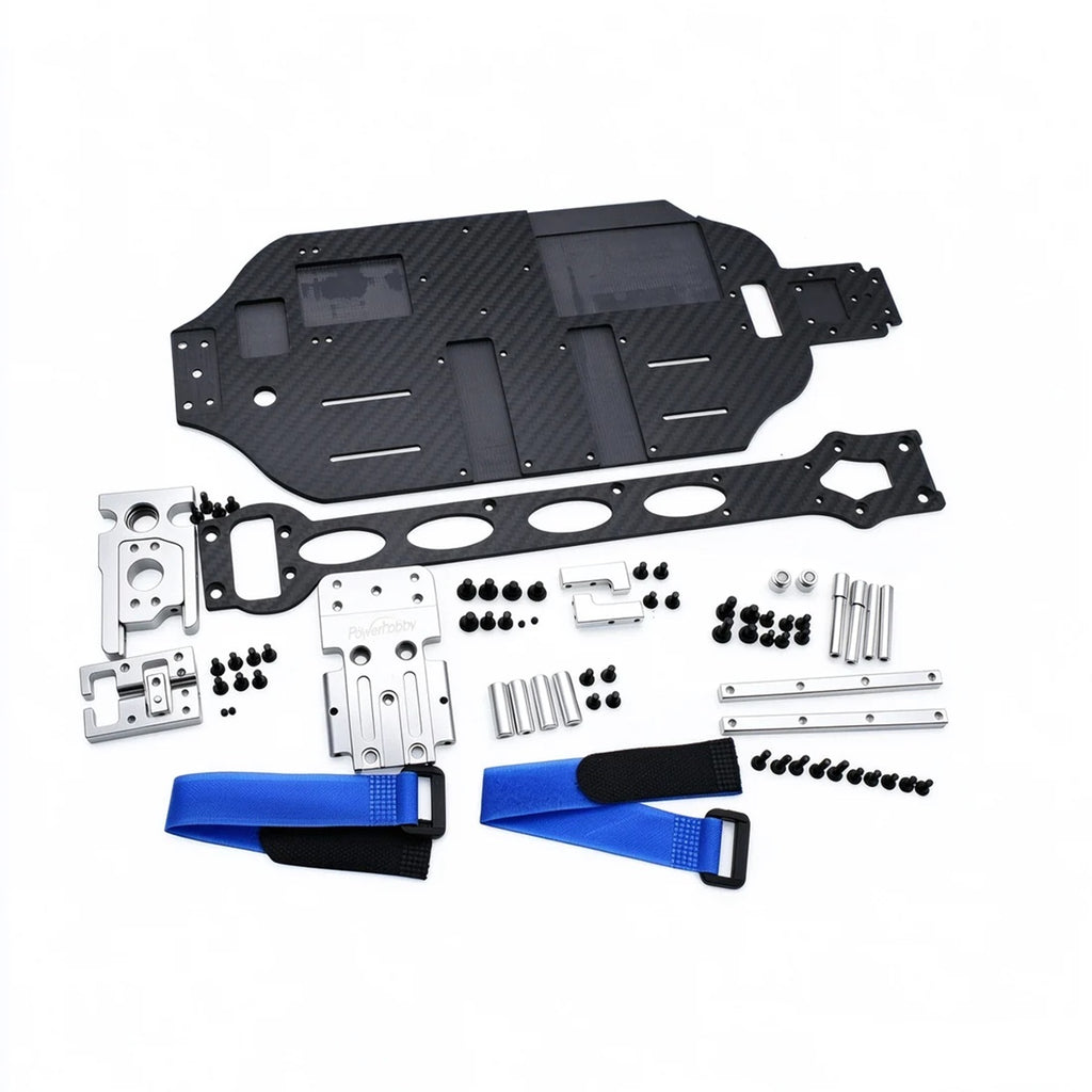 Carbon Fibre Chassis FOR Traxxas SLash 4x4