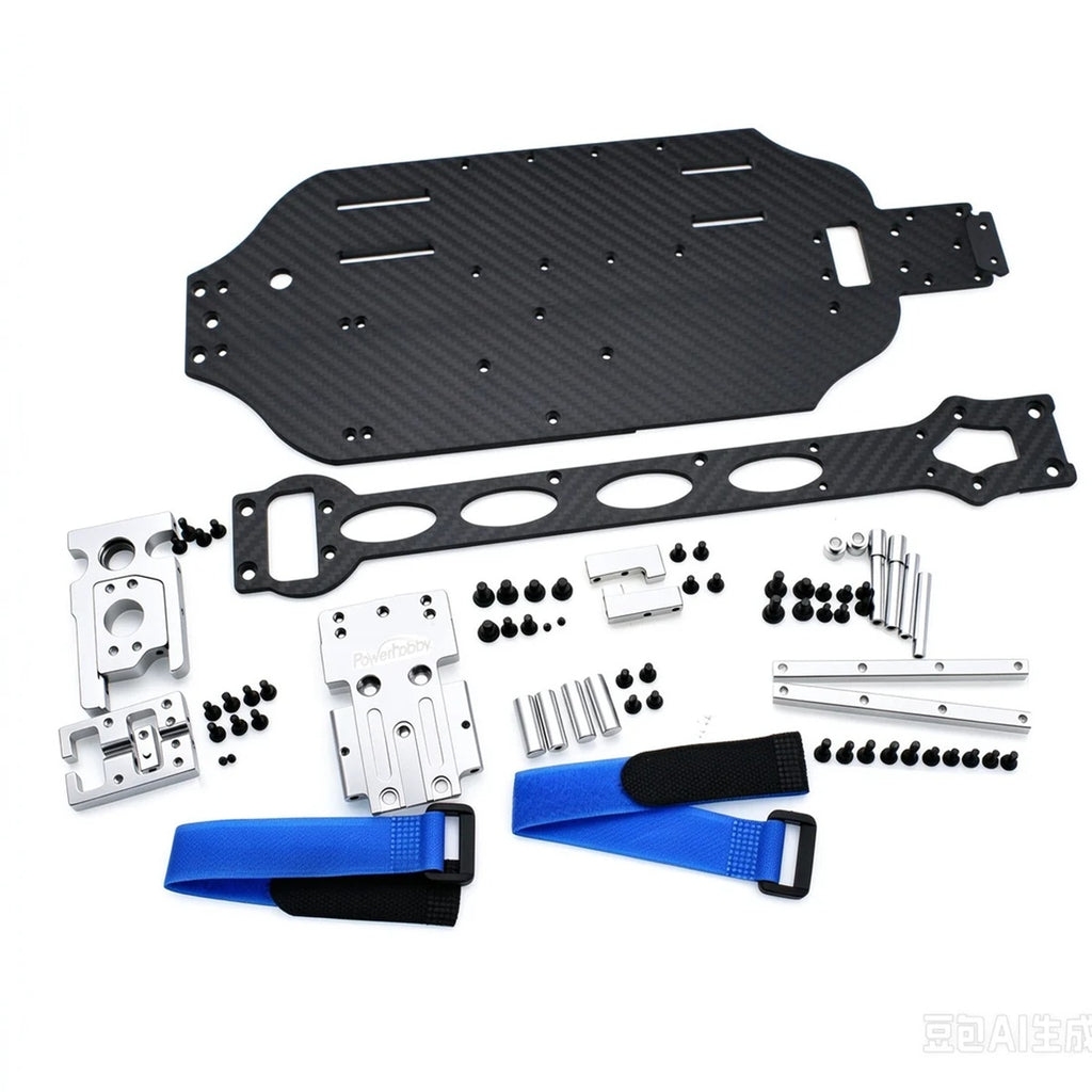 Carbon Fibre Chassis FOR Traxxas SLash 4x4