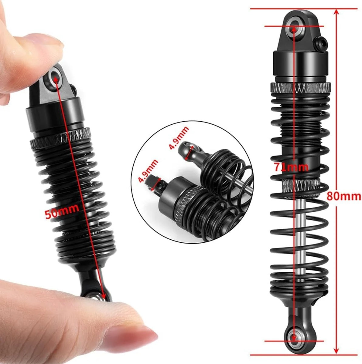 Arrma 1/16 Quake Grom Aluminum Front / Rear Shocks