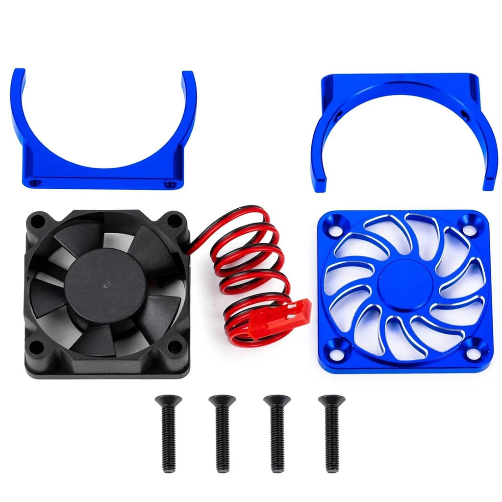 35MM Aluminum Cooling Fan Blue FOR Traxxas Mini Slash / Maxx