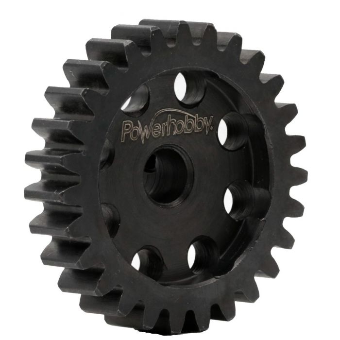 Hardened Steel 28T Mod1 5mm Pinion Gear with 2 Grub Screws