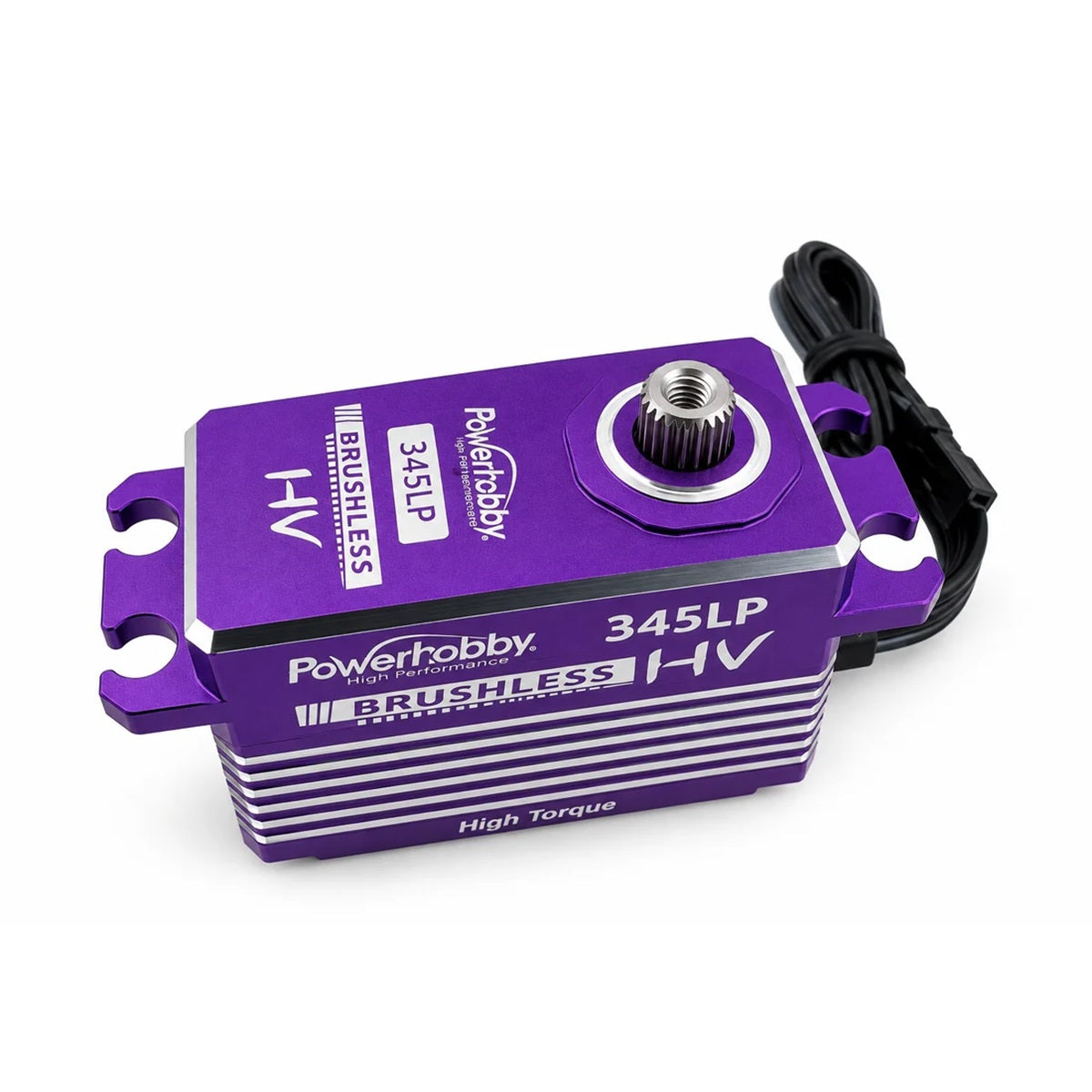 345LP Low Profile High Torque / Voltage Servo WP Purple
