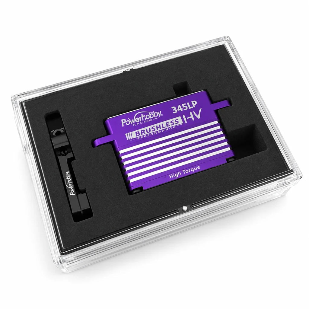 345LP Low Profile High Torque / Voltage Servo WP Purple