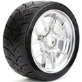 1/8 Gripper 42/100 Belted Mounted Tires 17mm Chrome