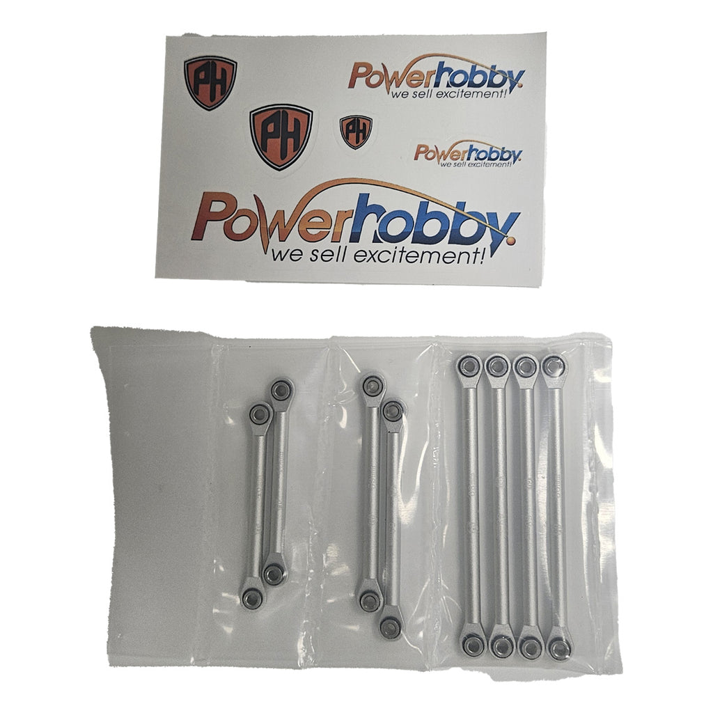 Aluminum Suspension Link Set, for Traxxas TRX-4, Silver