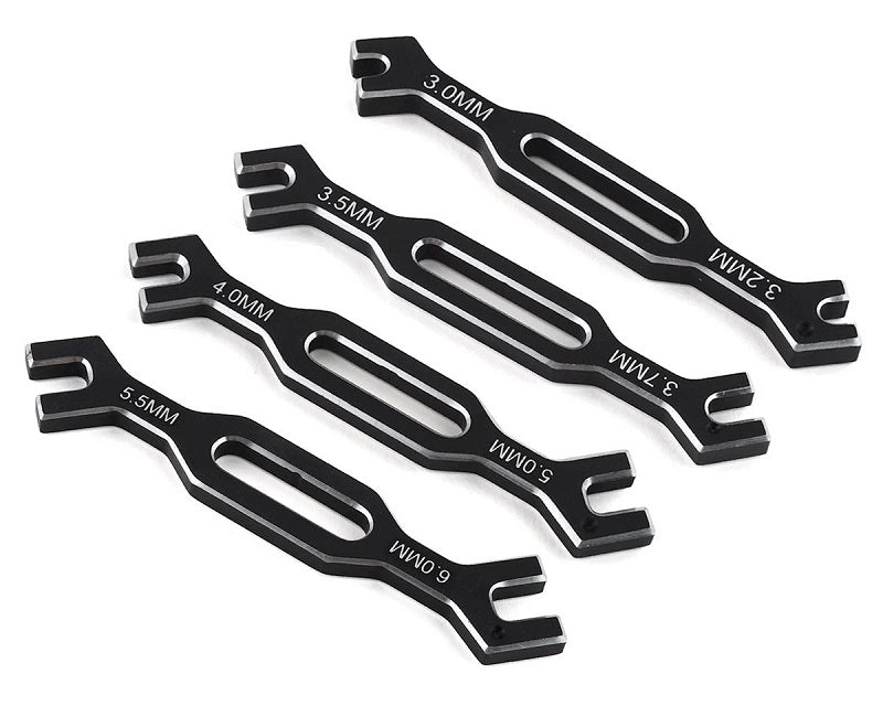 Aluminum Turnbuckle Wrench Set (3, 3.2, 3.5, 3.7, 4, 5, 5.5 &