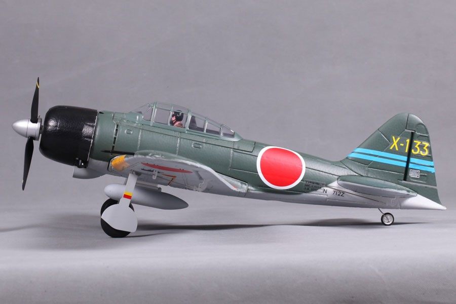 FMS 800mm Zero A6M3 V2 Airplane, PNP (Discontinued)