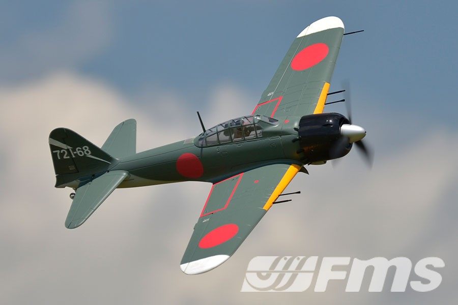 FMS 1100mm A6M5 Zero PNP w/o Reflex (Discontinued)