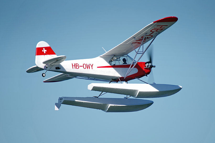 FMS 1400mm (55.1") J-3 Cub V4 with Floats & Reflex V2, PNP (Discontinued)