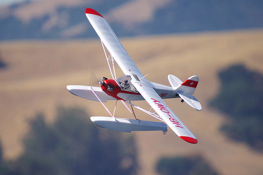 FMS 1400mm (55.1") J-3 Cub V4 with Floats & Reflex V2, PNP (Discontinued)