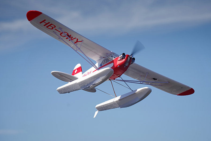FMS 1400mm (55.1") J-3 Cub V4 with Floats & Reflex V2, PNP (Discontinued)