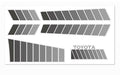 Toyota 84-85 Body Decals (Grey)