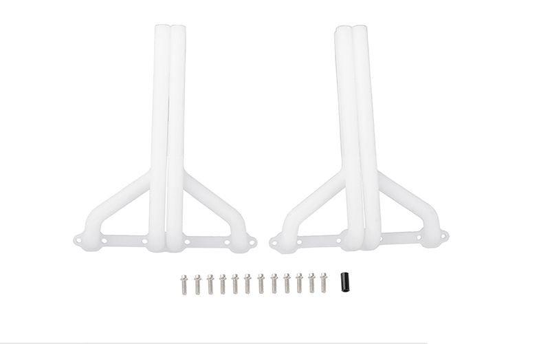 Plastic Exhaust Long Tube Headers for V8 Scale Engine V2