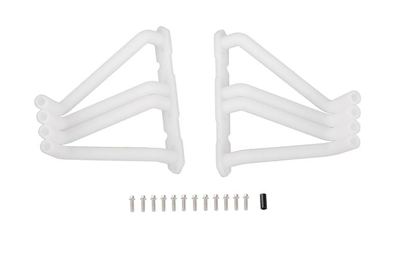 Plastic Exhaust Zoomie Headers for V8 Scale Engine V3