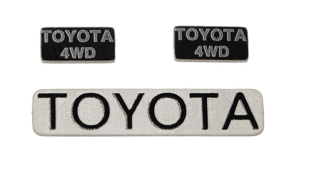 Metal Emblems for 1985/87 Toyota Pickup/Xtracab