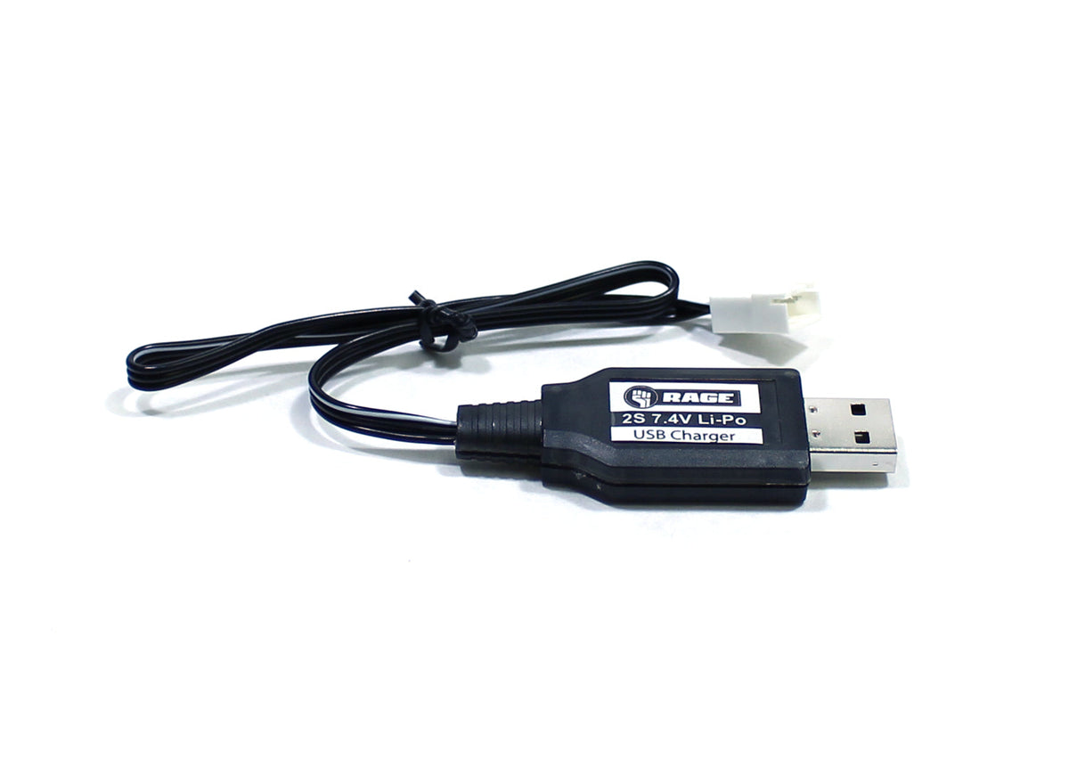 2S USB Charger; Super Cub 750 BL, P-51D BL, F4U BL, F-16