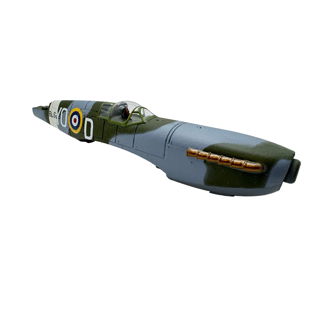 Fuselage with Motor & Gearbox; Micro Spitfire V3