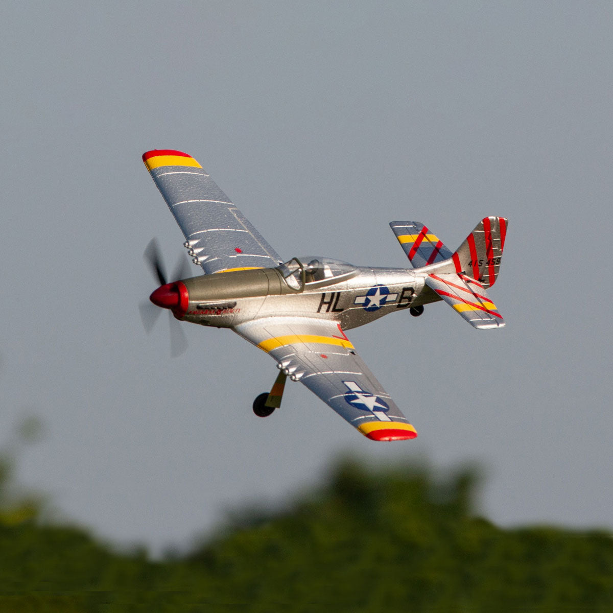P-51D Mustang 500mm Brushless RFRT (Ready-for-Rage-Transmitter) Warbird with PASS System