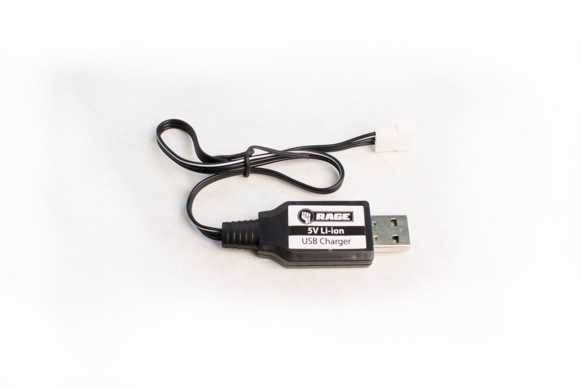 USB Li-Ion Battery Charger; Black Marlin MX, SuperCat MX, LightWave