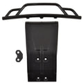 FRONT BUMPER AND SKID PLATE FOR THE LOSI TEN SCTE - BLACK