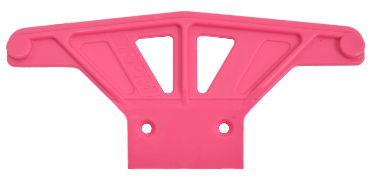 Wide Front Bumper, Pink, for Traxxas Rustler/Stampete