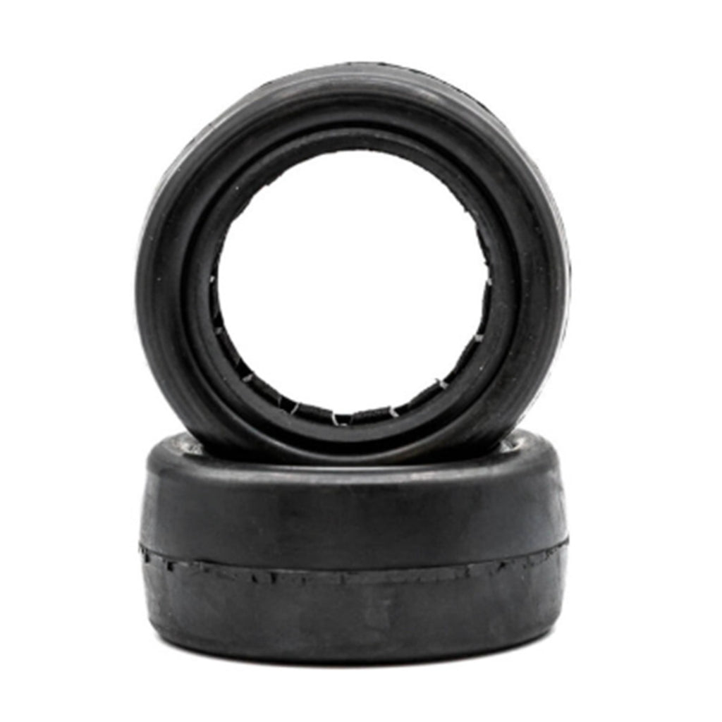 Slick - 2.2" 4WD Front Buggy Tires w/ Inserts, Red, Yellow