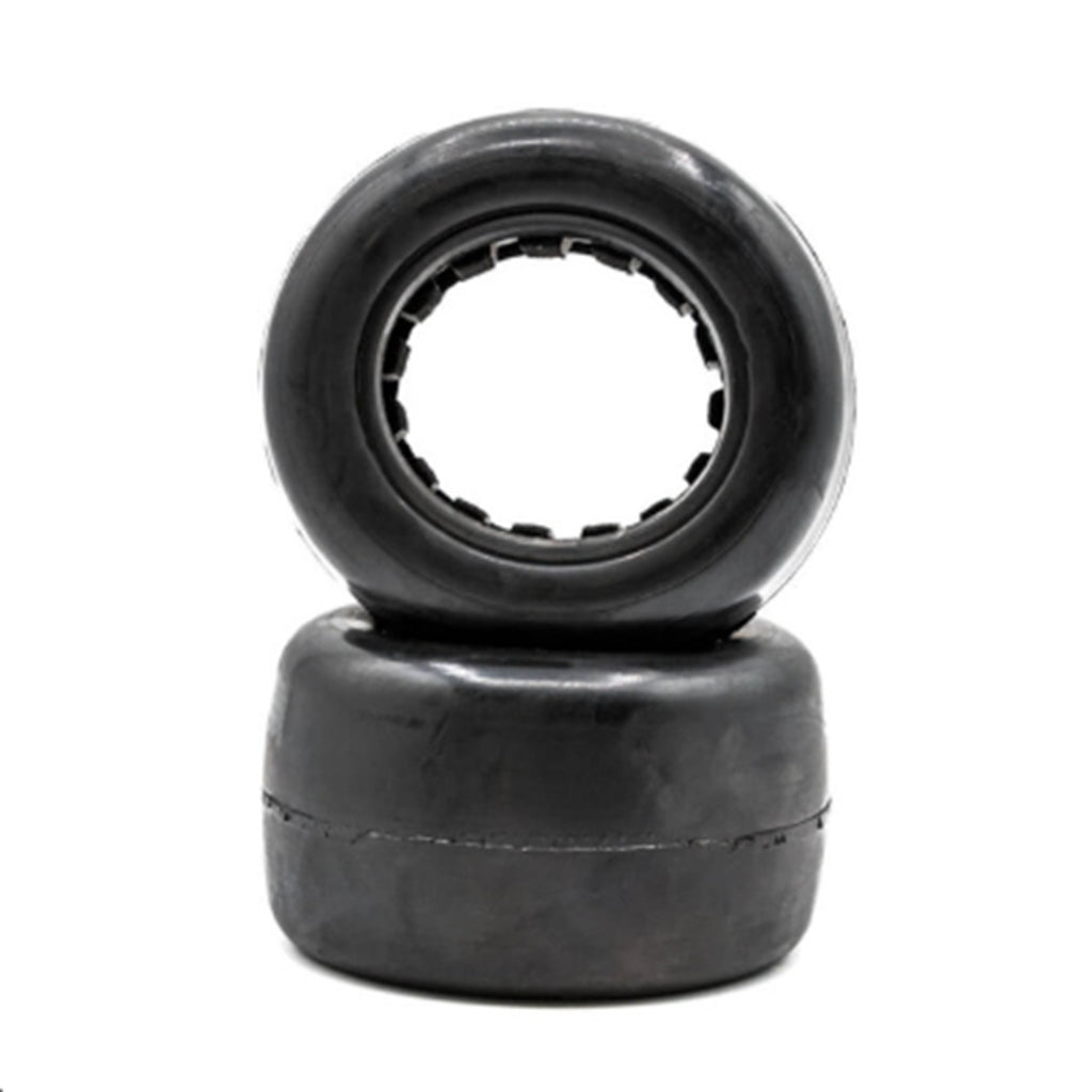 Slick - Stadium Truck Tires w/ Inserts, Green, Yellow