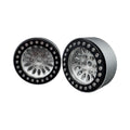 1.9 "Shield" Aluminum "Deep Dish" Beadlock Wheels w/Hubs