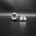 12mm Hex "DOT" Machined Aluminum Hubs (2) "4 DOT 10mm"