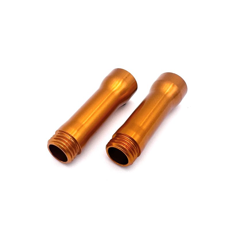 XP Orange Anodized Shock Bodies for 90mm Shocks, 1 pair