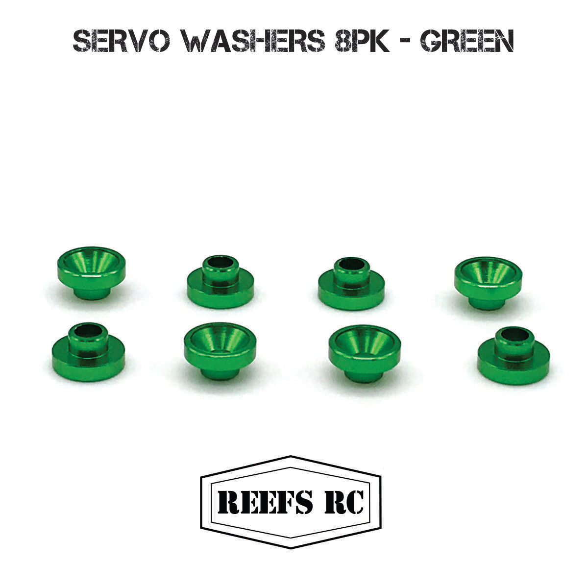Servo Washers 8pk - Green