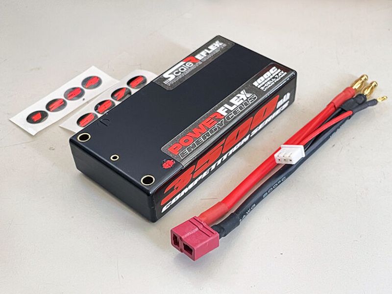 Shorty LiPo - 2S - 7.4 - 100C - 3500mAh - Red