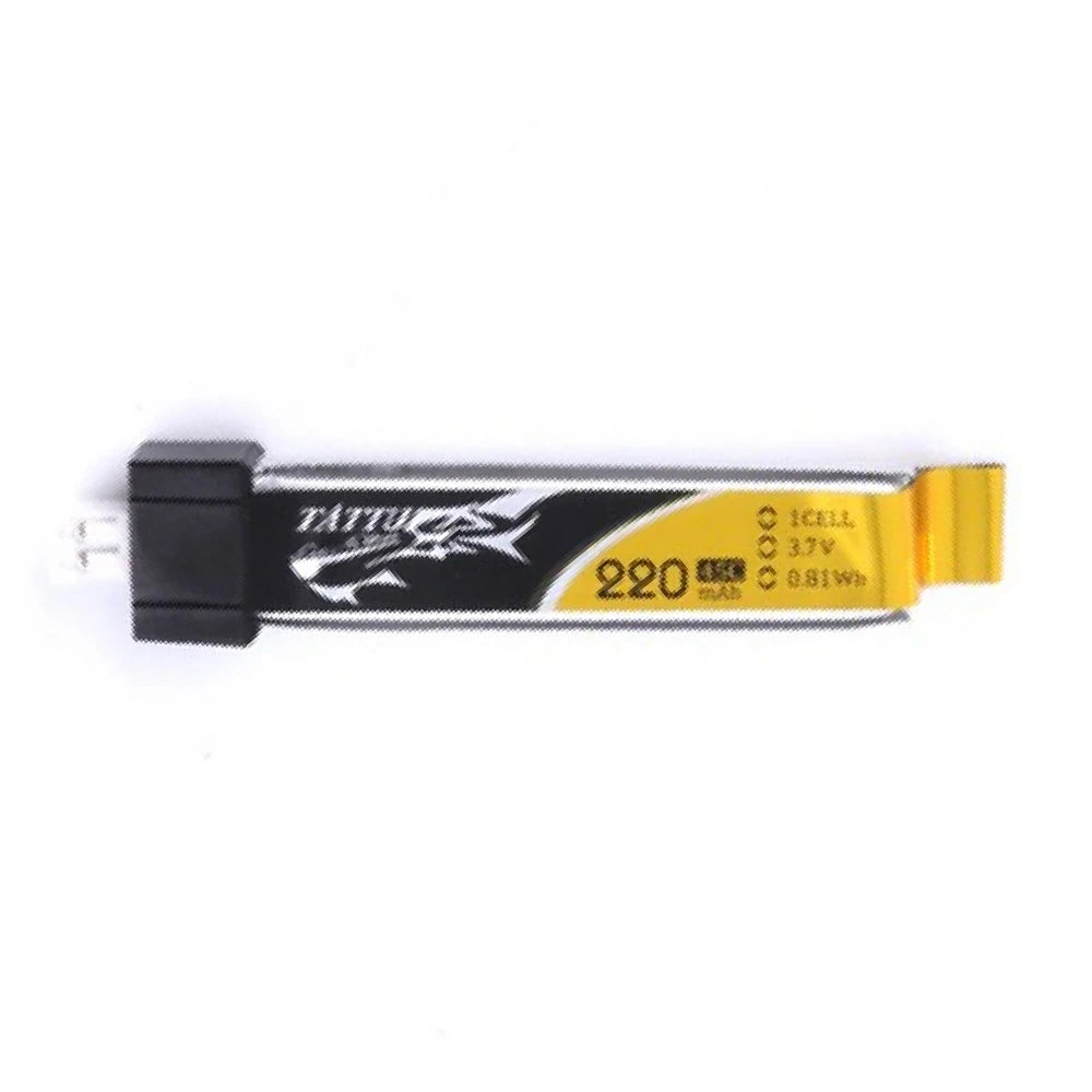 Tattu 220mAh 1S 45C 3.7V Lipo Battery | JST-PHR 2.0 Plug | FPV Classic (5pcs)