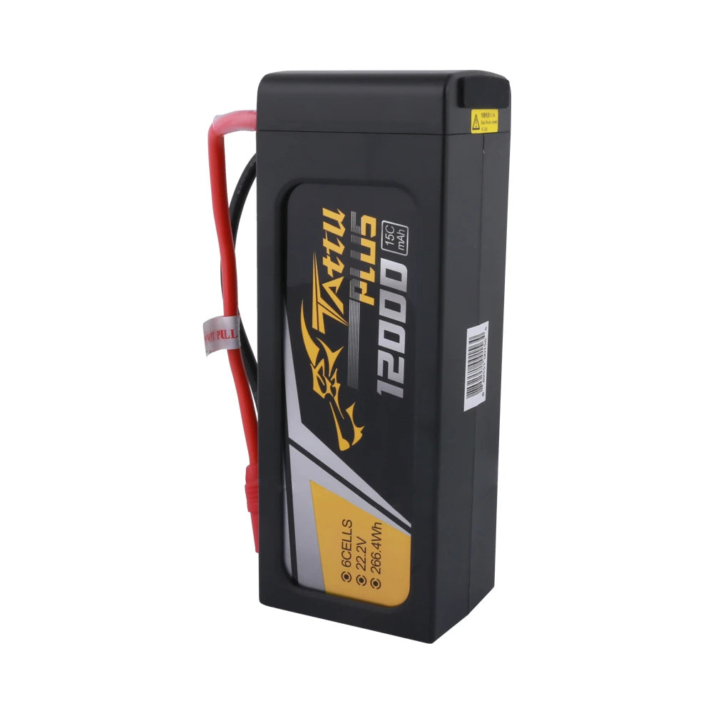 Tattu 12000mAh 6S 15C 22.2V Smart Lipo Battery | AS150 / XT150 Plug | Tattu Plus (New Version)