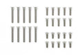 JR Countersunk Screw Set, Stainless Steel (6/8/15mm)